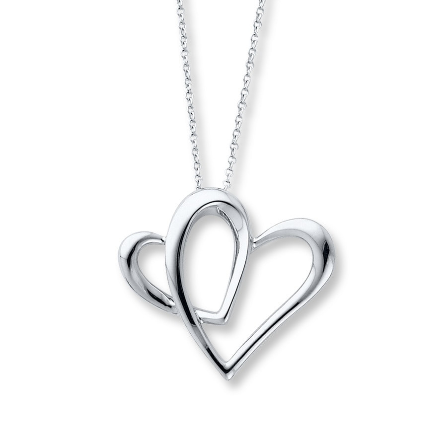 Kay Jewelers Double Heart Necklace
 Kay Mother Part of My Heart Double Heart Necklace