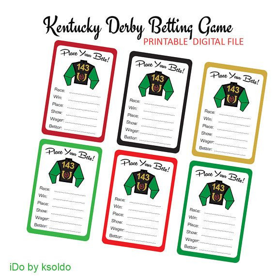 Kentucky Derby Party Pool Ideas
 25 bästa Kentucky derby betting idéerna på Pinterest