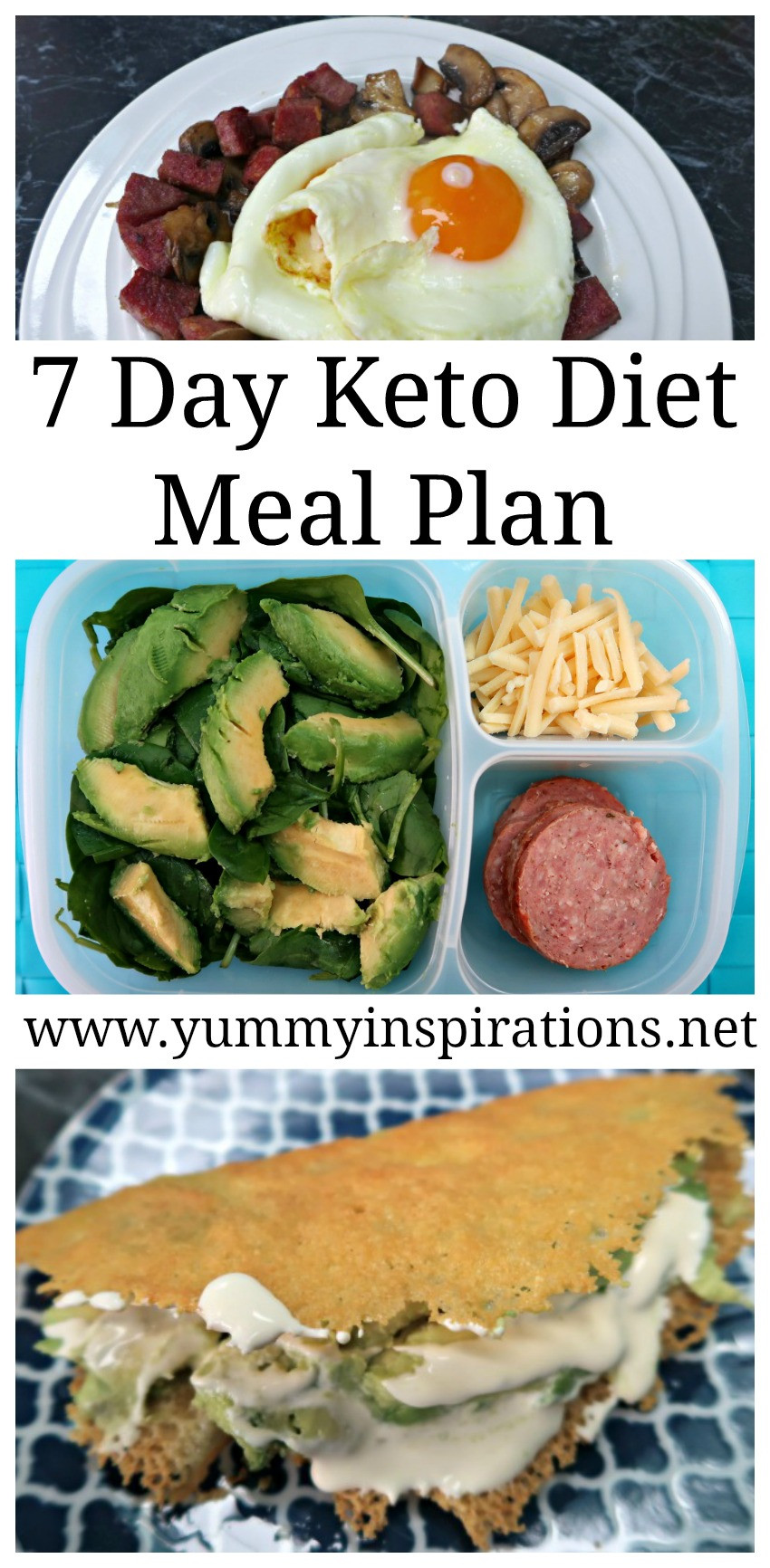 Keto Diet Food
 7 Day Keto Diet Meal Plan Menu For Weight Loss Ketogenic