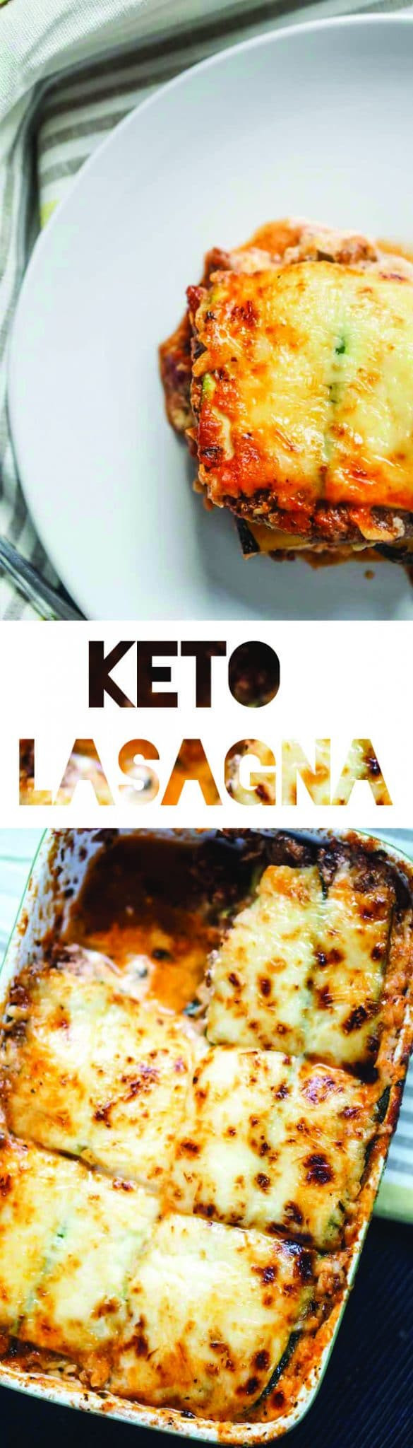 Keto Zucchini Recipes
 Keto Lasagna with Zucchini Noodles [Recipe] KETOGASM