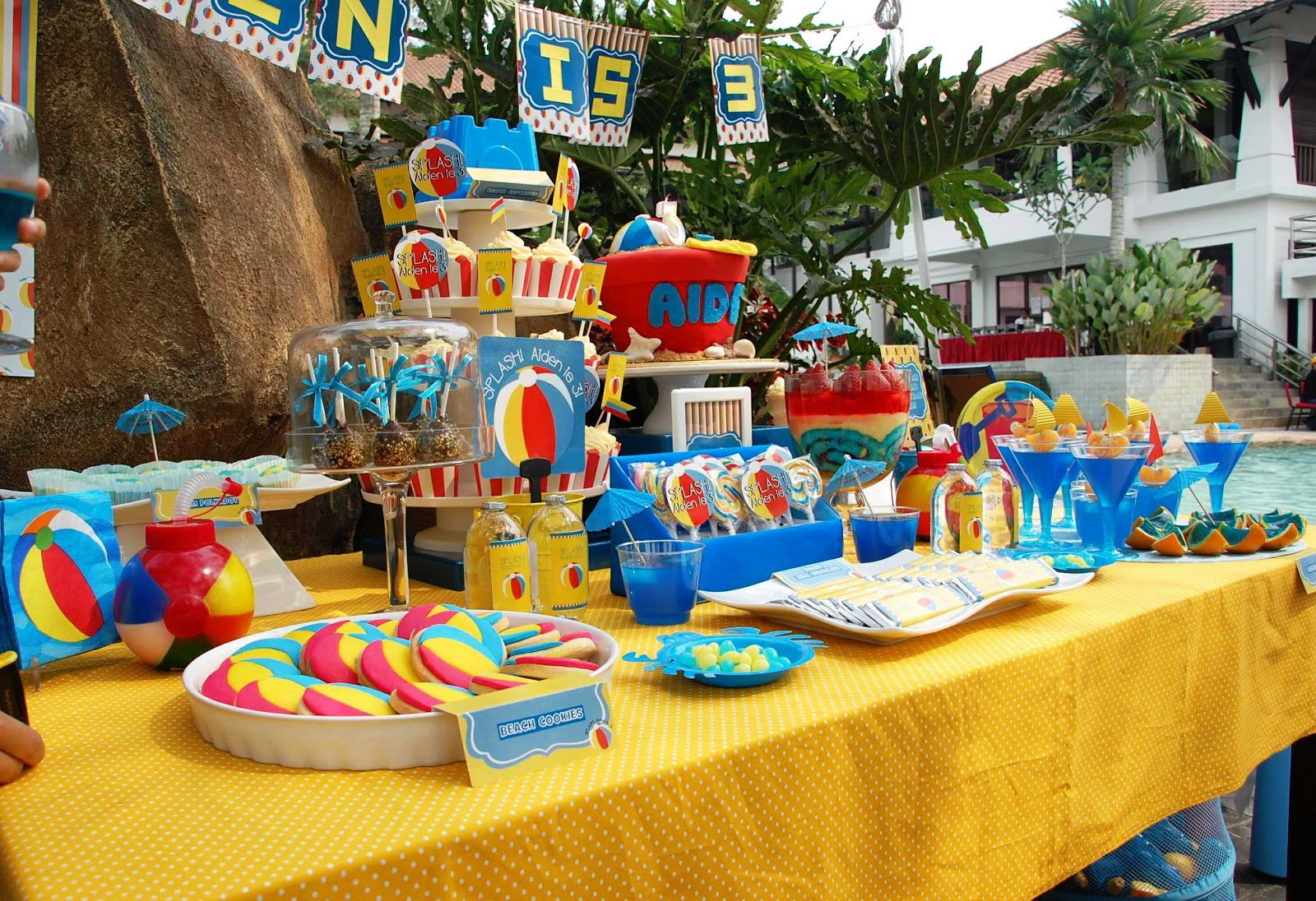 Kids Beach Party Theme Ideas
 Lizzie as a Mummy Aiden s 3rd Birthday Beach Party