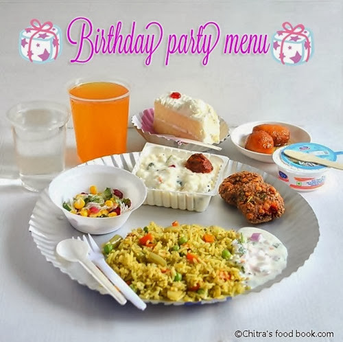 Kids Birthday Party Menu
 SIMPLE BIRTHDAY PARTY RECIPES MENU FOR KIDS