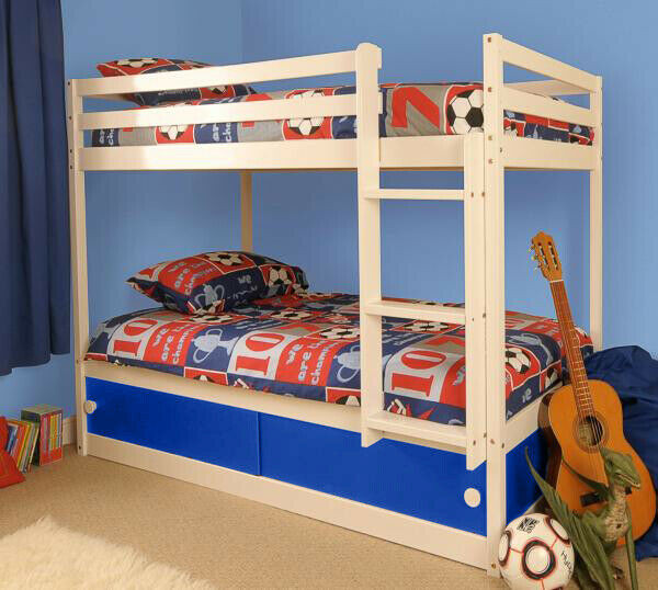 Kids Bunk Beds With Storage
 Wooden Kids Childrens White Single Bunk Bed With Storage