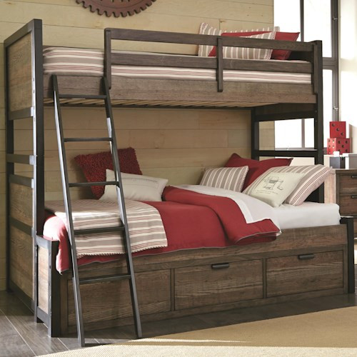 Kids Bunk Beds With Storage
 Legacy Classic Kids Fulton County Twin Over Full Bunk Bed