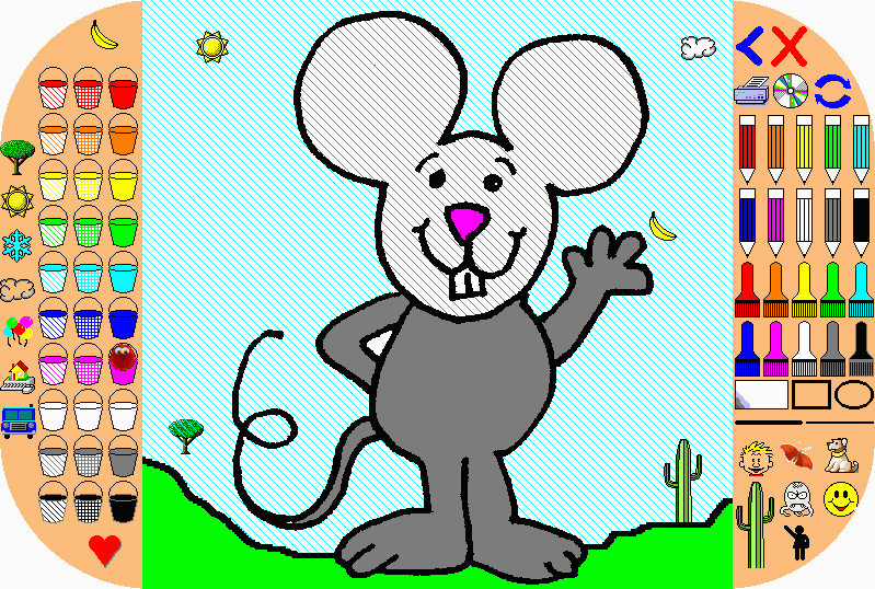 Kids Coloring Games
 Free Coloring Pages Drawing Games AB COLOURING Games For