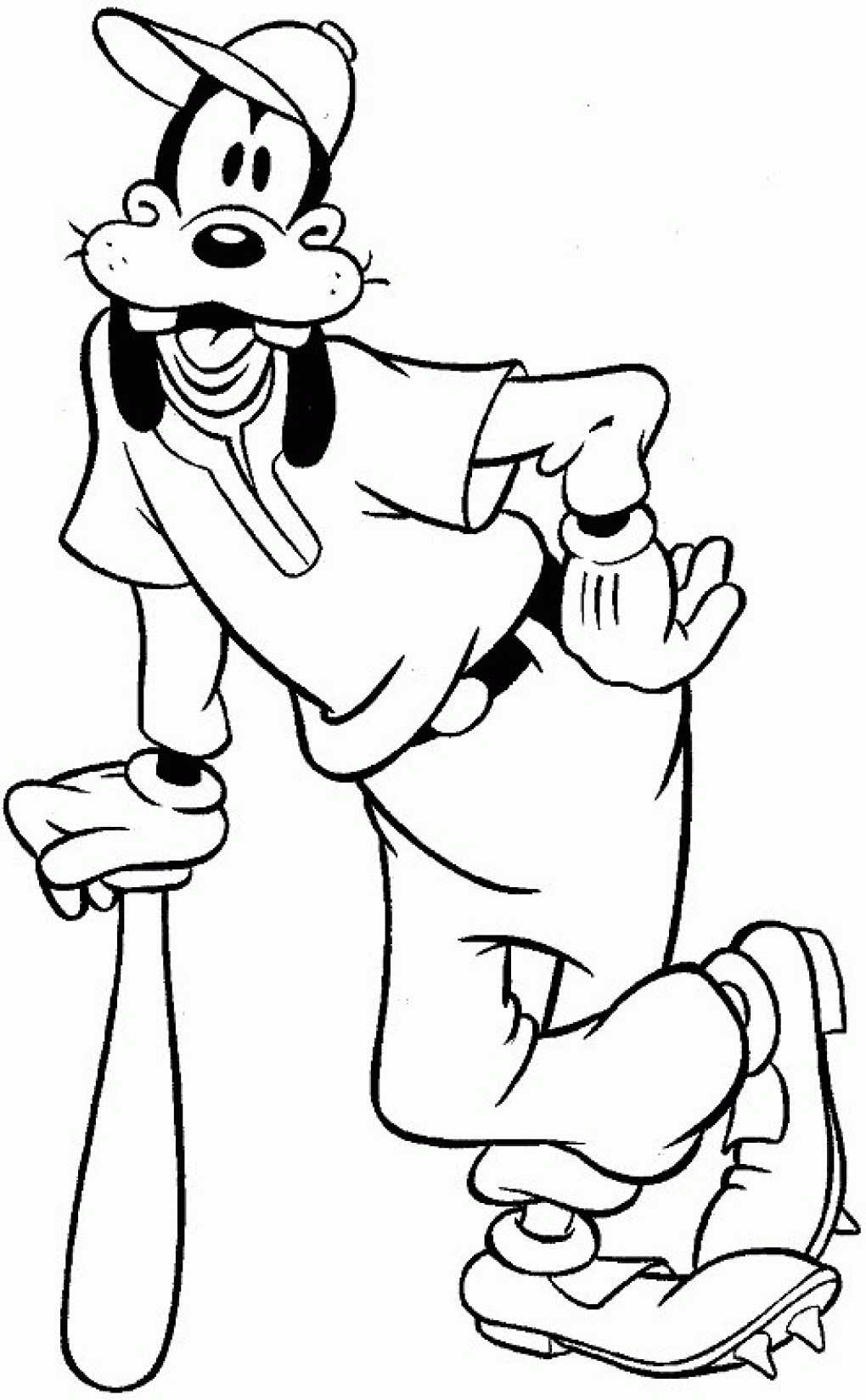 Kids Coloring Page
 Free Printable Goofy Coloring Pages For Kids