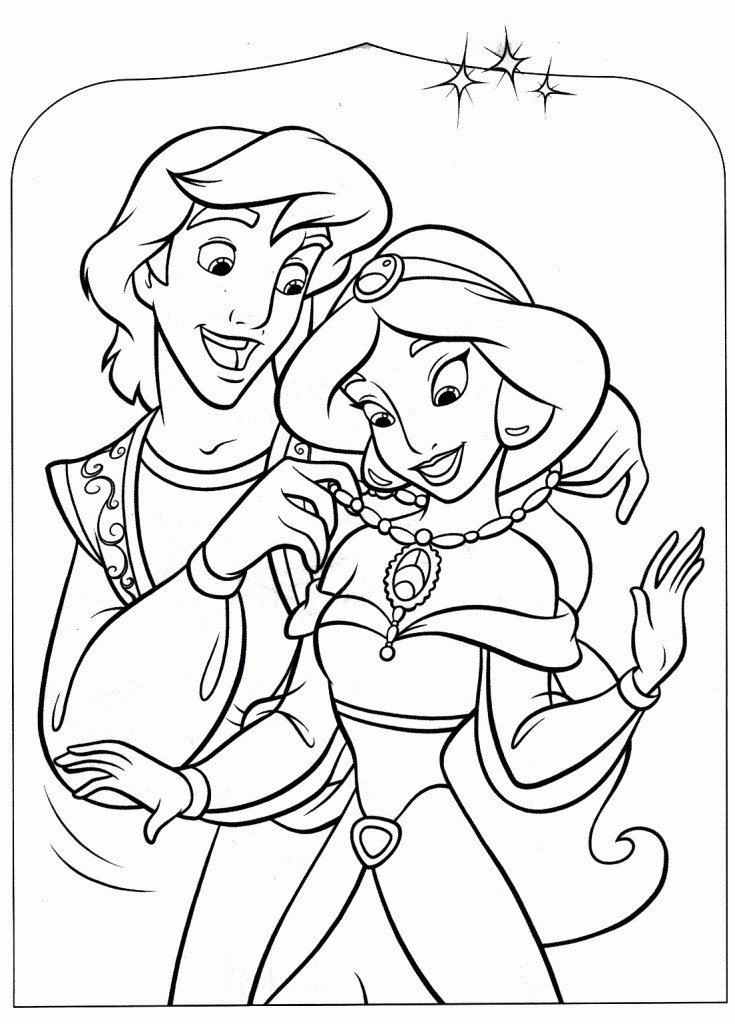 Kids Coloring Page
 Free Printable Aladdin Coloring Pages For Kids