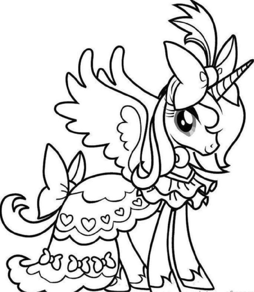 Kids Coloring Page Unicorn
 Unicorn Color Pages for Kids