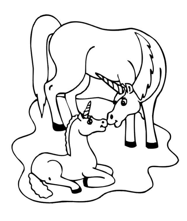 Kids Coloring Page Unicorn
 40 best Unicorn Coloring images on Pinterest