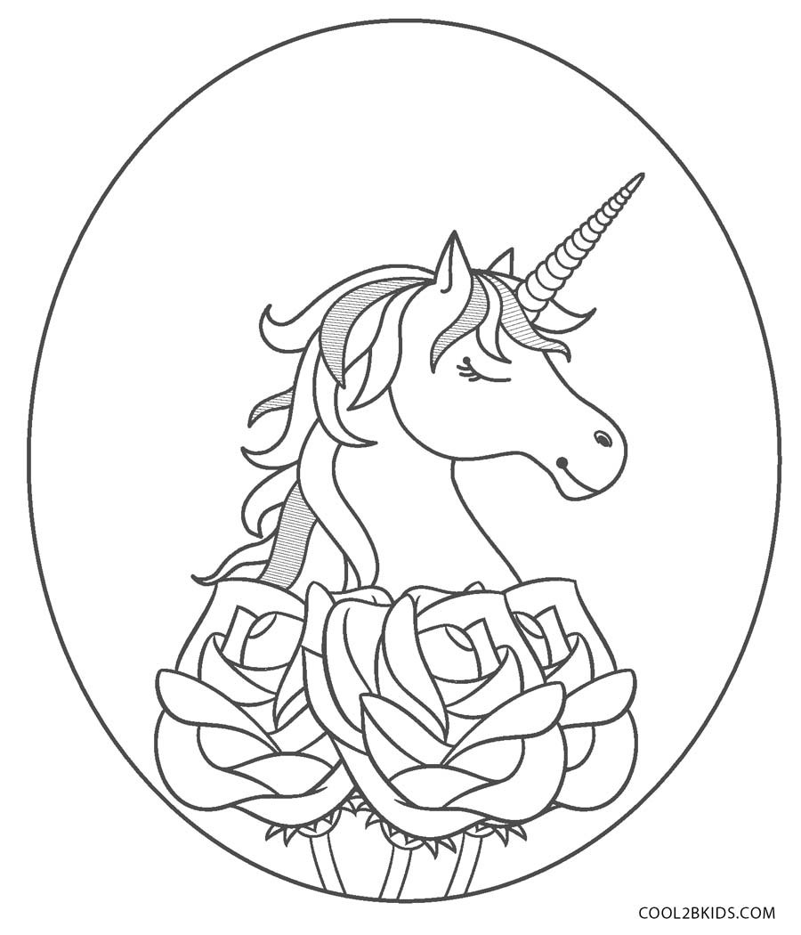 Kids Coloring Page Unicorn
 Free Printable Unicorn Coloring Pages For Kids