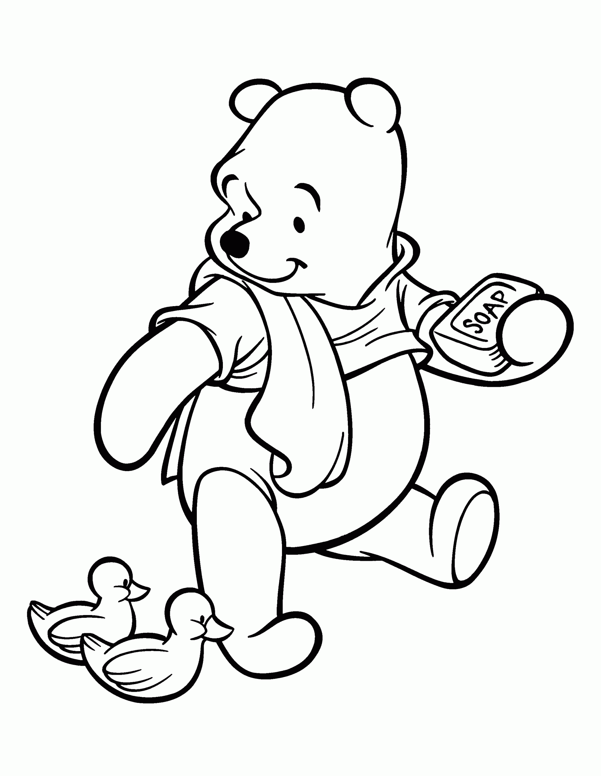 Kids Coloring Pages Disney
 Free Printable Winnie The Pooh Coloring Pages For Kids