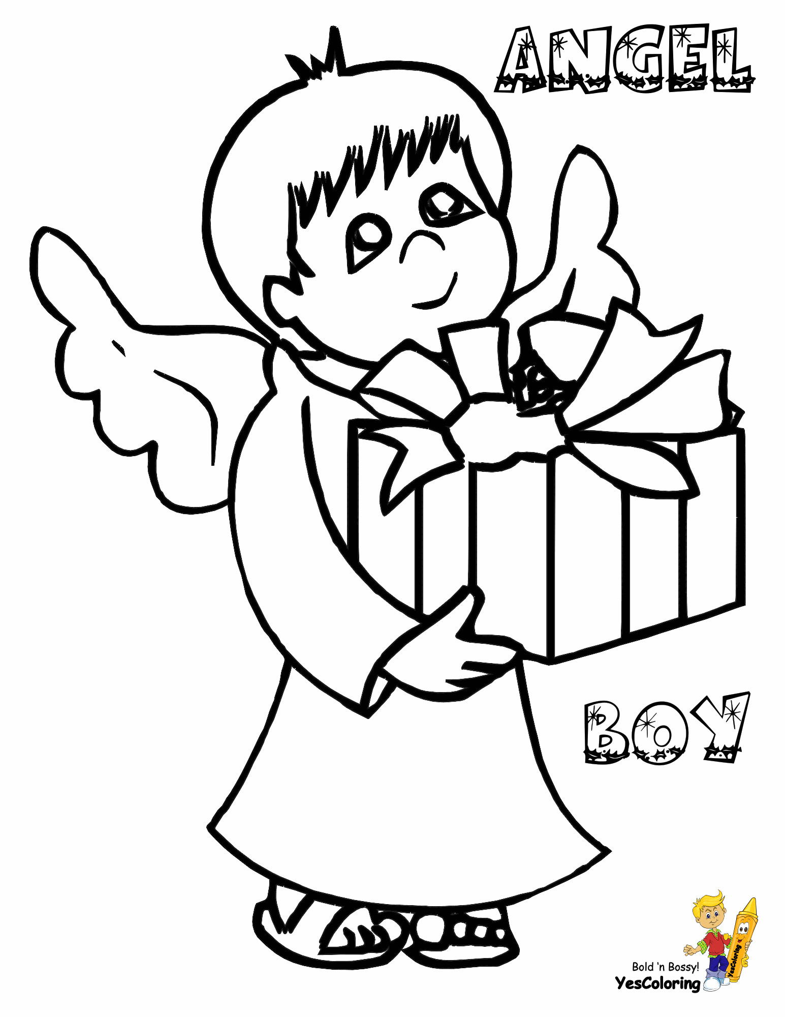 Kids Coloring Pages For Boys
 Cool Coloring Pages to Print Christmas Free