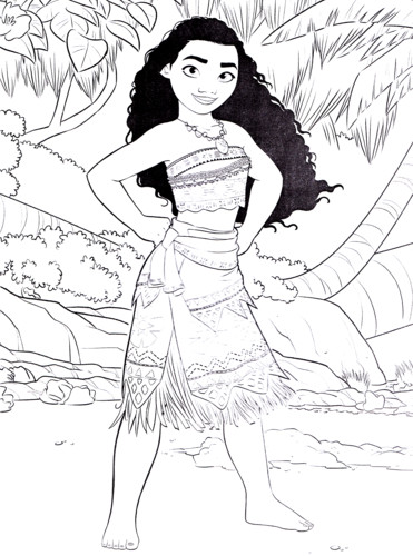 Kids Coloring Pages Moana
 Walt Disney Coloring Pages Moana Waialiki Walt Disney