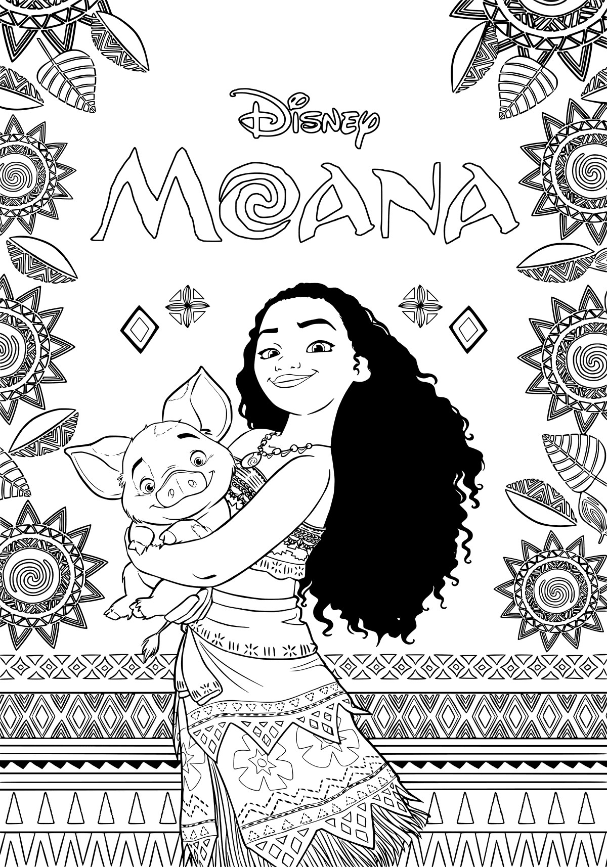 Kids Coloring Pages Moana
 Moana Coloring Pages Best Coloring Pages For Kids