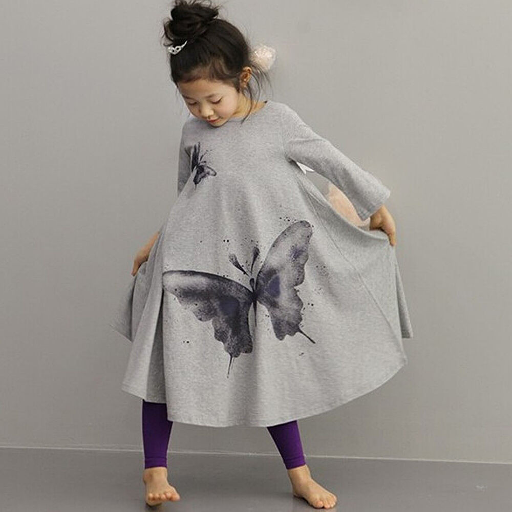 Kids Fashion Clothes
 Kids Butterfly Dancewear Children Baby Girl Skirt Bohemian