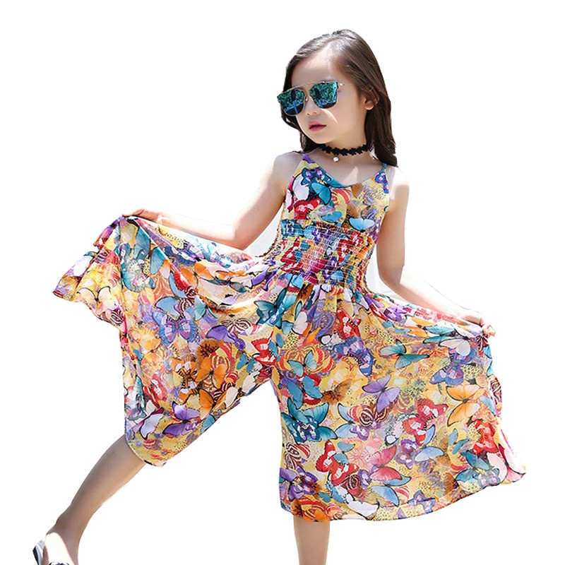 Kids Fashion Clothes
 2018 Brand Bohemia Children Dress Girls Summer Floral