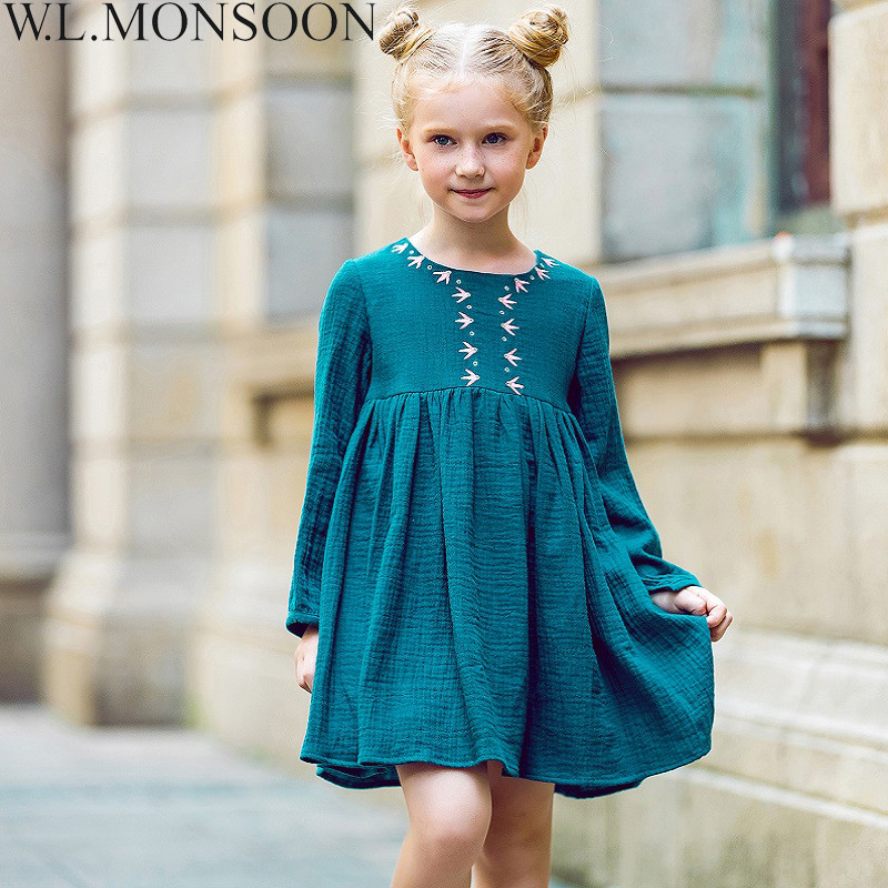 Kids Fashion Dresses
 W L MONSOON Kids Dresses for Girls Christmas 2017 Brand