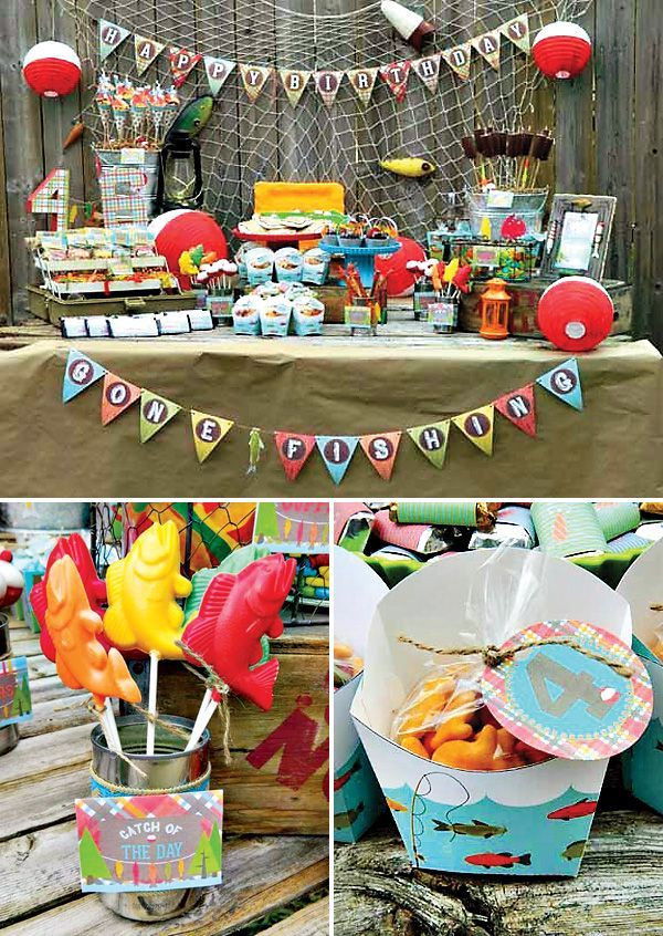 Kids Fish Birthday Party
 A Reel Fun "Gone Fishing" Birthday Party hare