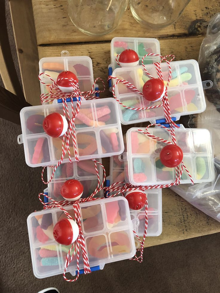 Kids Fish Birthday Party
 Mini “Tackle boxes” for a fishing theme party These are