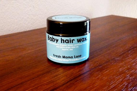 Kids Hair Wax
 Natural unscented hair wax Kid baby styling 2 oz by