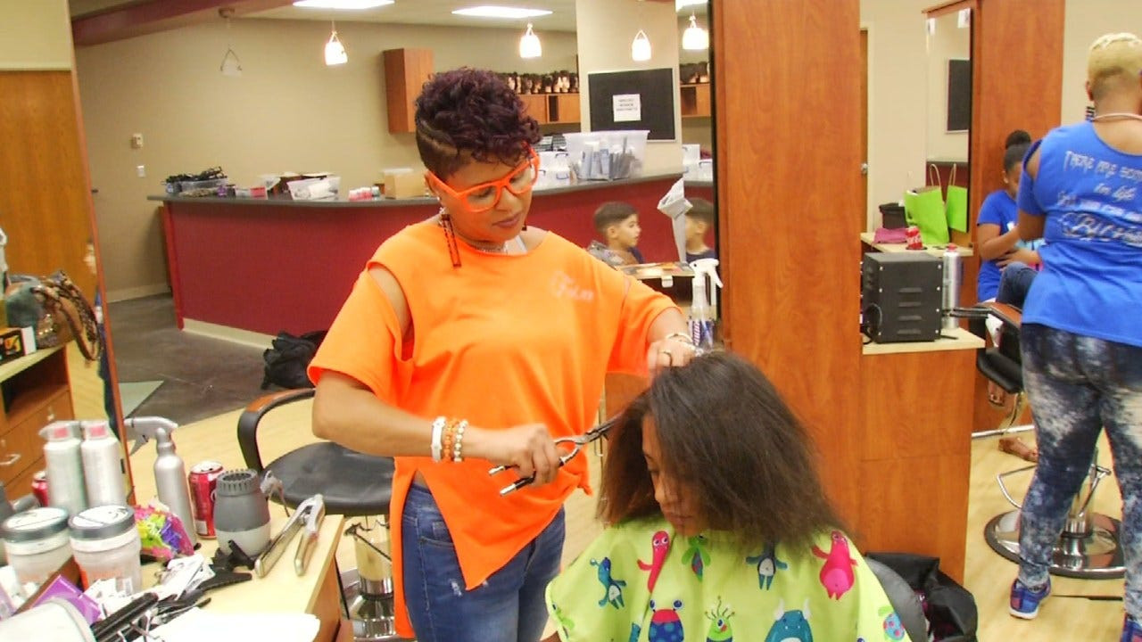 Kids Haircuts Tulsa
 Hundreds Green Country Kids Get Free Back To School