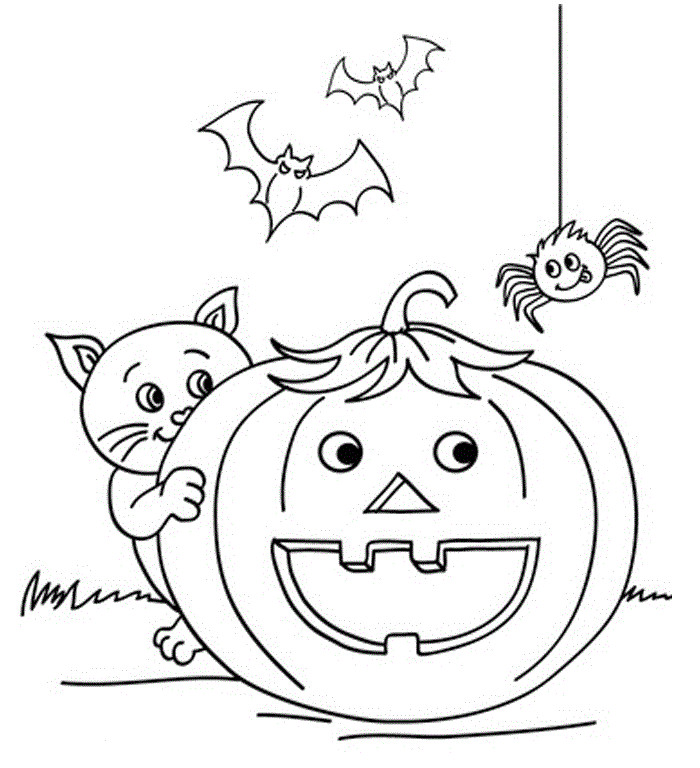 Kids Halloween Coloring Books
 Free Printable Halloween Coloring Pages For Kids