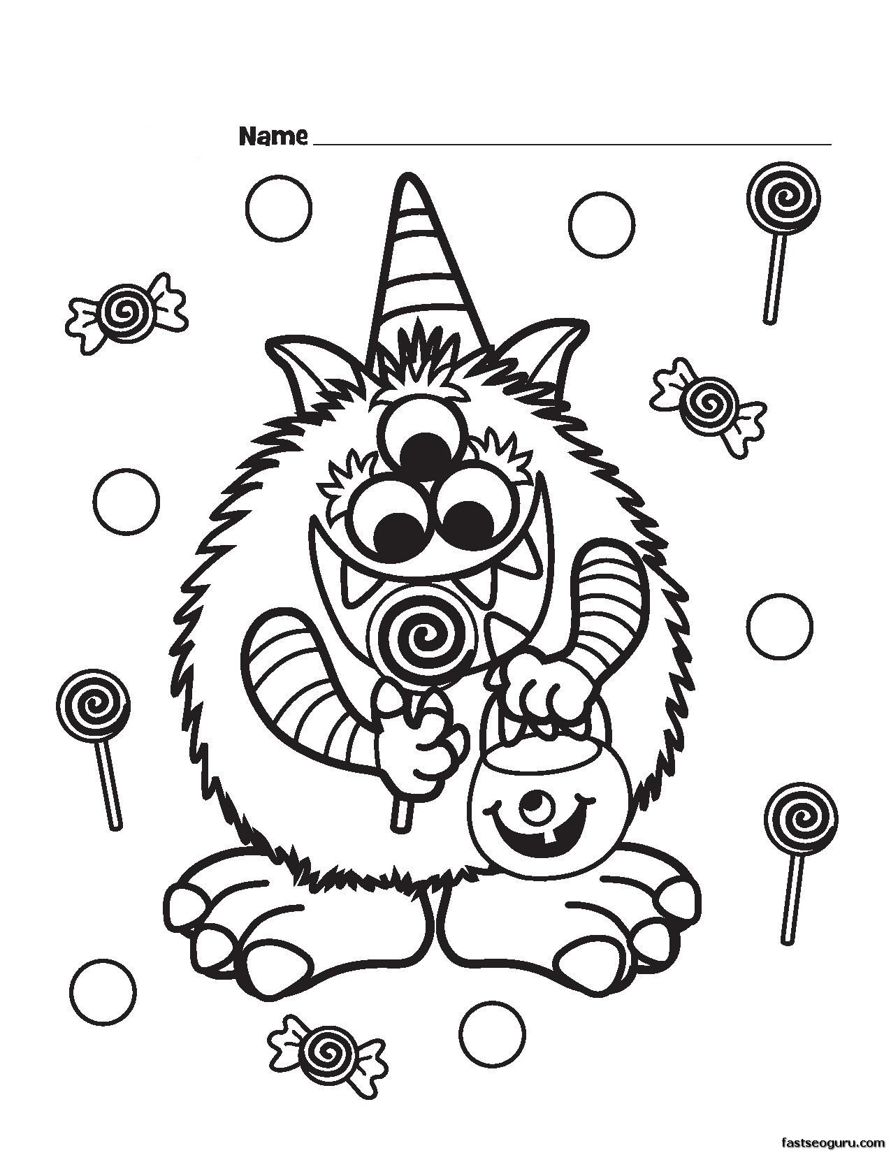 Kids Halloween Coloring Books
 Halloween Coloring Pages Download