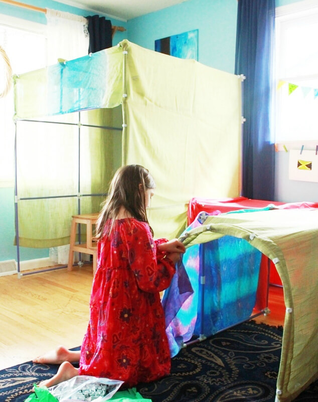 Kids Indoor Fort Kits
 Fort Magic Build A Fort Kit for Kids The Artful Parent