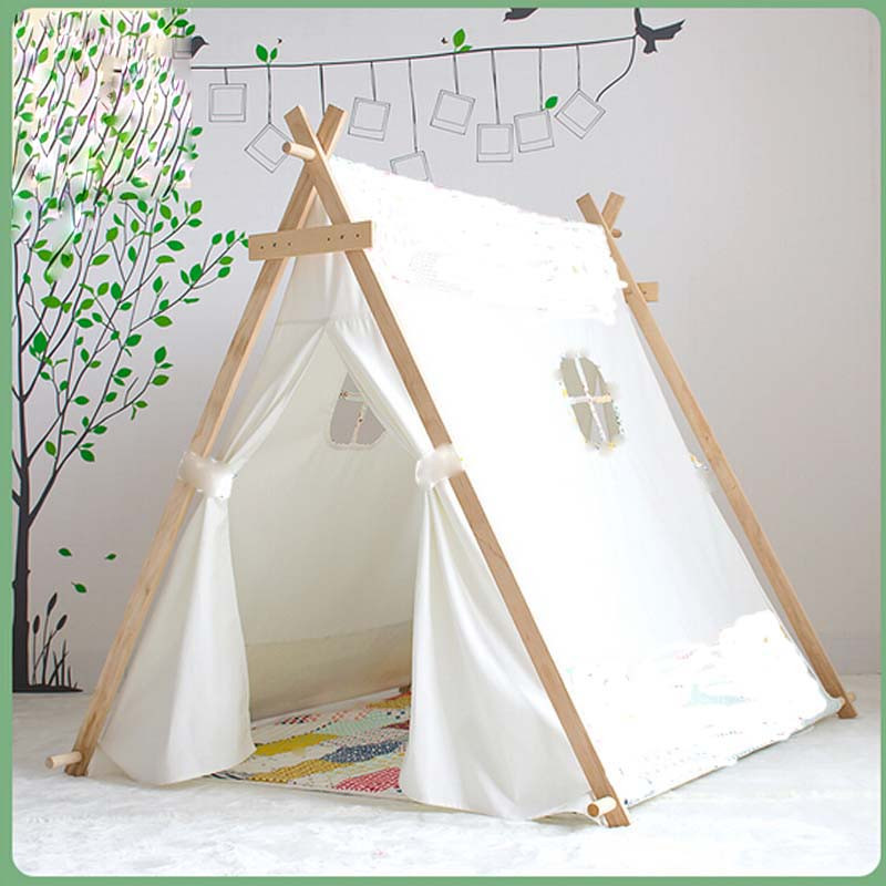 Kids Indoor Tent
 Aliexpress Buy Lovely kid play tent white fabric