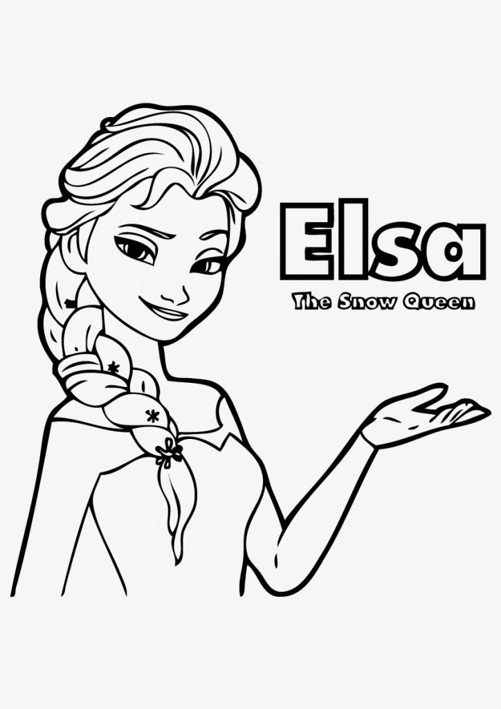 Kids On Line Coloring Pages
 Free Printable Elsa Coloring Pages for Kids Best