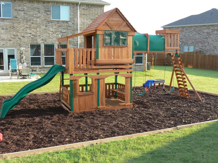 Kids Outdoor Play Area
 step by step how to border a playground area in 2019