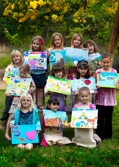 Kids Painting Party At Home
 Creatively Quirky at Home Painting Artist party