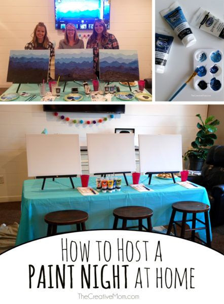 Kids Painting Party At Home
 How to Host a Paint Night at Home