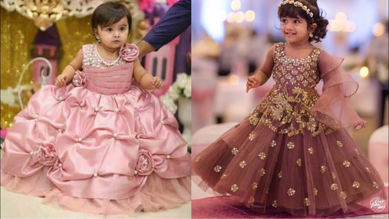 Kids Party Dresses India
 Party wear dresses collection for kids Frock design ideas