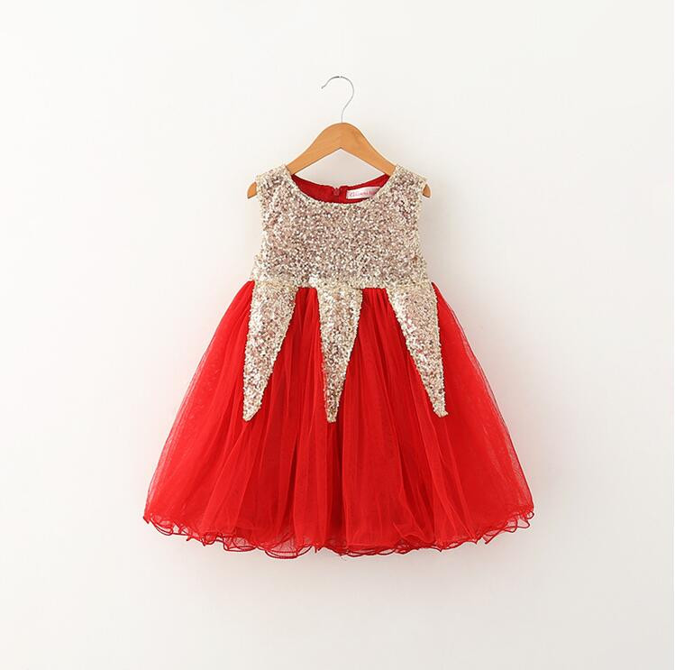 Kids Red Party Dress
 Aliexpress Buy Christmas Red Party Costume gold