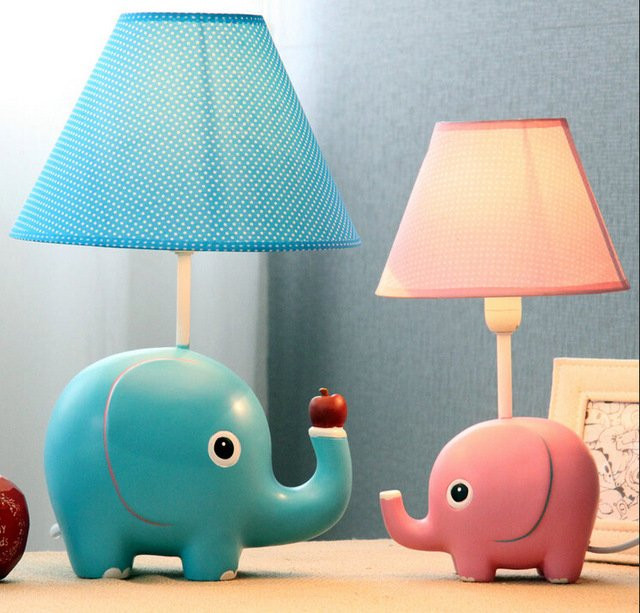 Kids Room Table Lamp
 BIG SIZE Very Cute Elephant Table Lamp Kid Room Lovely
