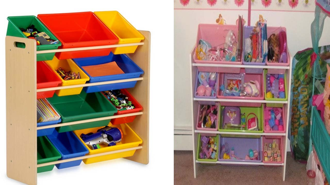 Kids Room Toy Organizers
 Honey Can Do Toy Organizer and Kids Storage Bins Review