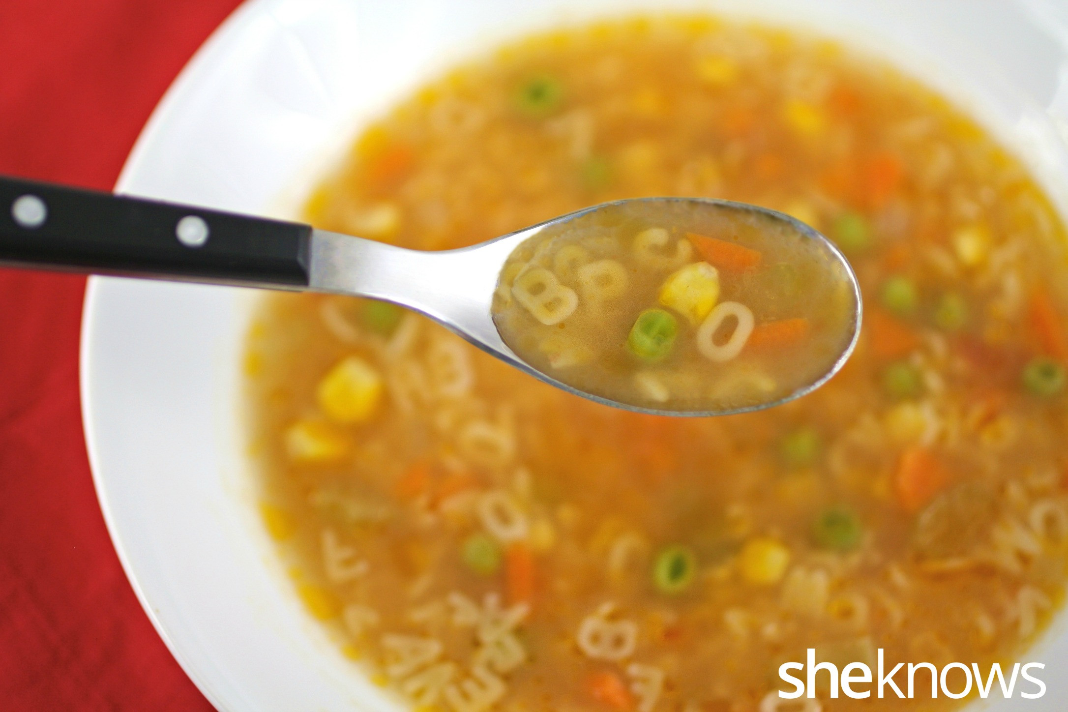 Kids Soup Recipes
 Meatless Monday Veggie alphabet soup is a fun kid