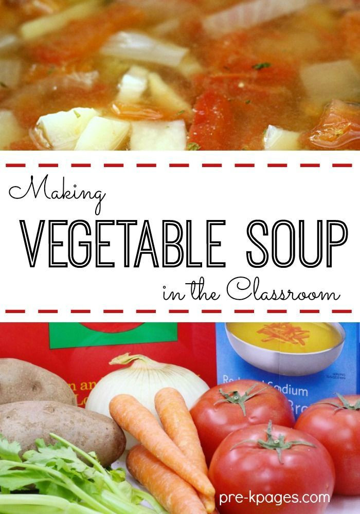 Kids Soup Recipes
 Growing Ve able Soup Cooking Activity