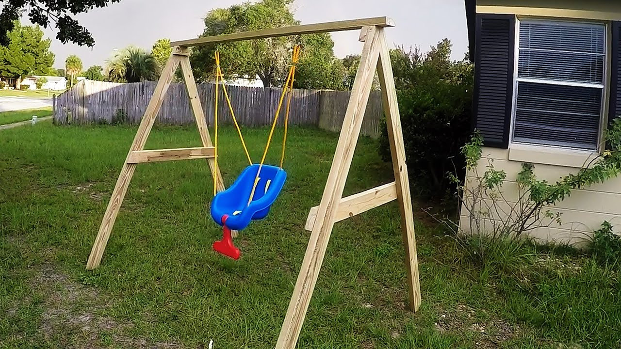 Kids Swing Frame
 DIY Easy Cheap 2x4 Kids Swing Ideal For Ages 0 5