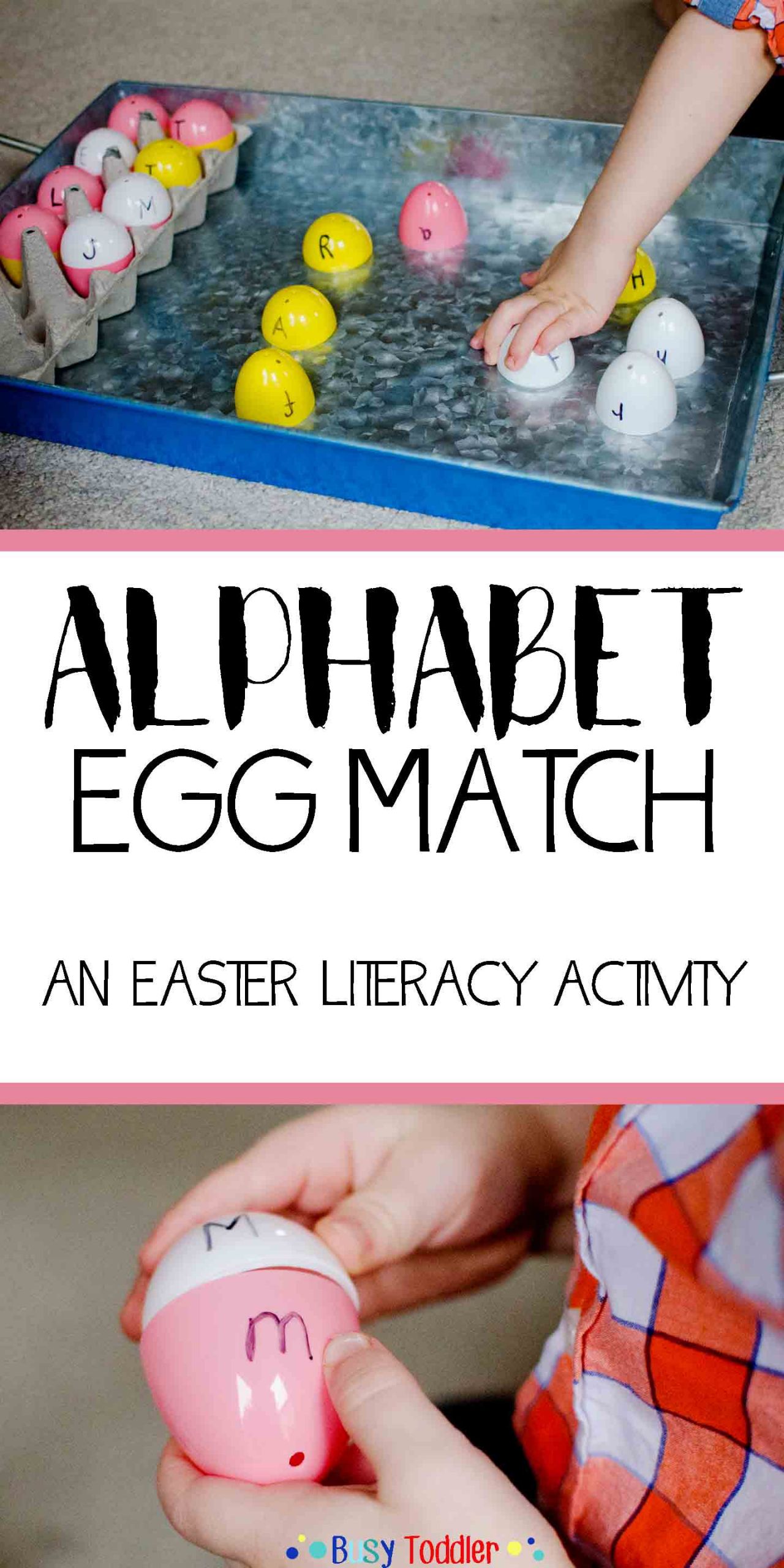 Kindergarten Easter Party Ideas
 ABC Easter Egg Match Busy Toddler