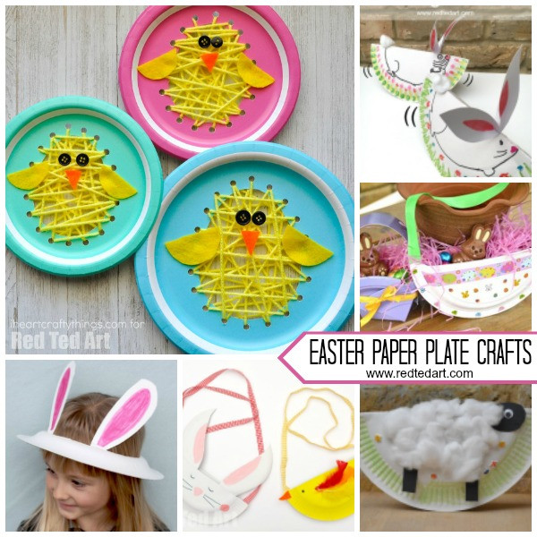 Kindergarten Easter Party Ideas
 Paper Plate Easter Crafts for Preschool Red Ted Art
