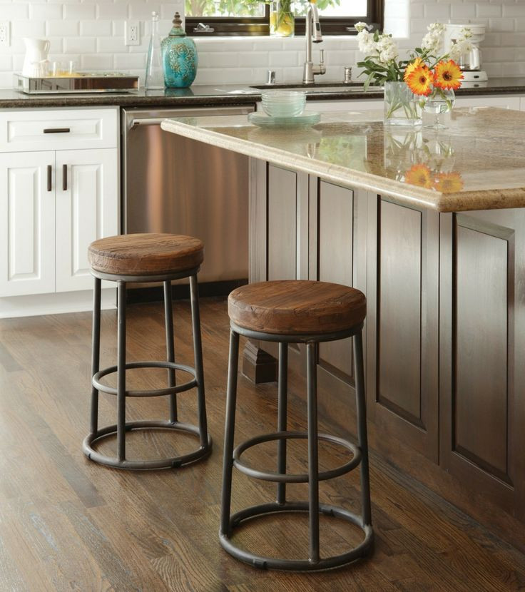 Kitchen Counter Bar Stools
 15 Ideas For Wooden Base Stools in Kitchen & Bar Decor