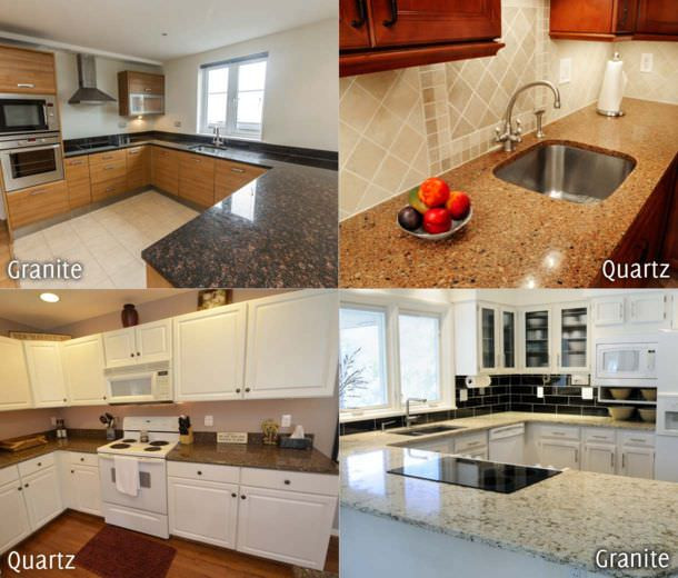 Kitchen Countertop Price Comparisons
 Quartz vs Granite Difference and parison