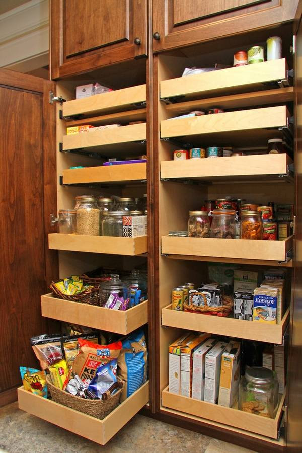 Kitchen Cupboard Organizers
 30 Kitchen pantry cabinet ideas for a well organized kitchen