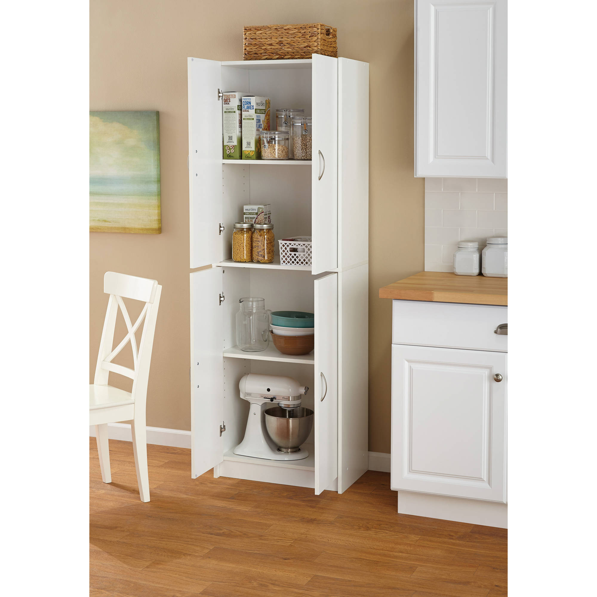 Kitchen Cupboard Organizers
 Tall Storage Cabinet Kitchen Cupboard Pantry Food Storage