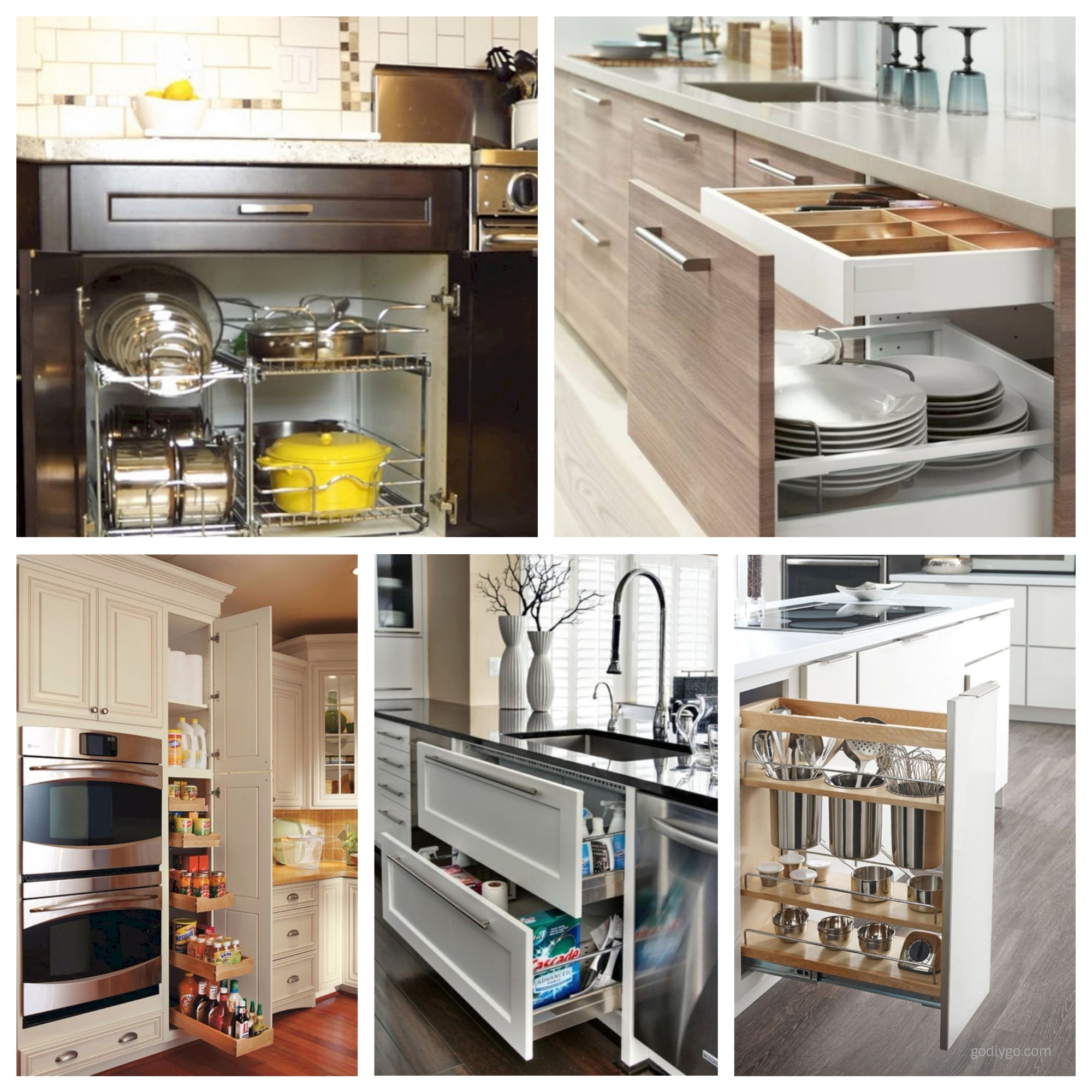Kitchen Cupboard Organizers
 44 Smart Kitchen Cabinet Organization Ideas GODIYGO