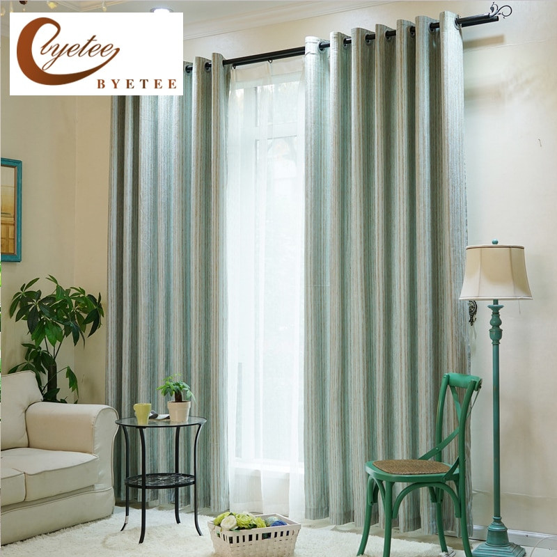 Kitchen Curtains Fabric
 [byetee] Chenille Kitchen Curtains Doors For Fabric Stripe