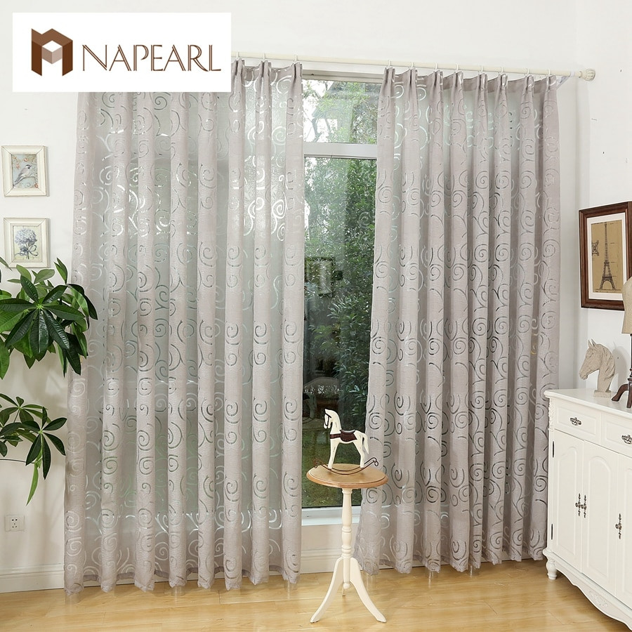 Kitchen Curtains Fabric
 NAPEARL Fashion design modern curtain fabric living room