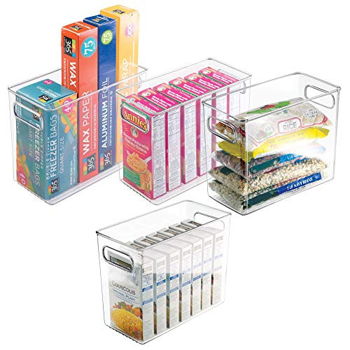 Kitchen Pantry Storage Bins
 mDesign Plastic Kitchen Pantry Cabinet Refrigerator or